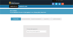 Desktop Screenshot of careers.weblineindia.com